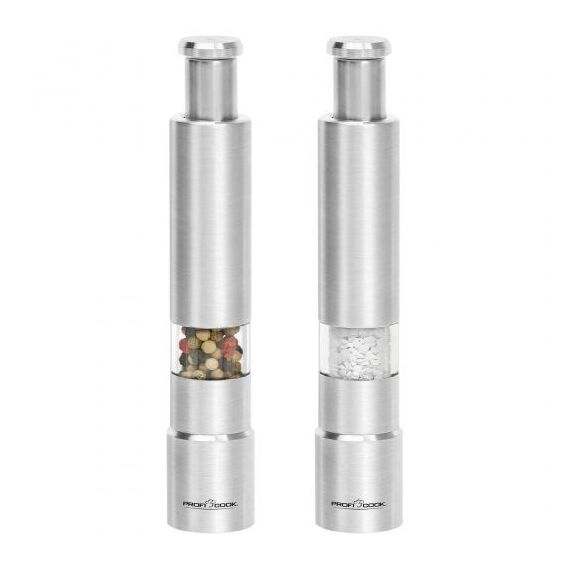 ProfiCook PC-PSM 1160 Salt & pepper grinder set Stainless steel, Transparent Κουζίνα Σπίτι & Κουζίνα