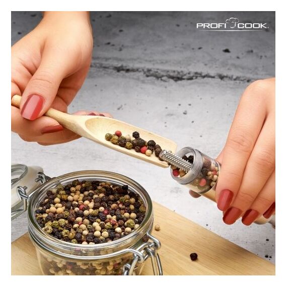 ProfiCook PC-PSM 1160 Salt & pepper grinder set Stainless steel, Transparent Κουζίνα Σπίτι & Κουζίνα