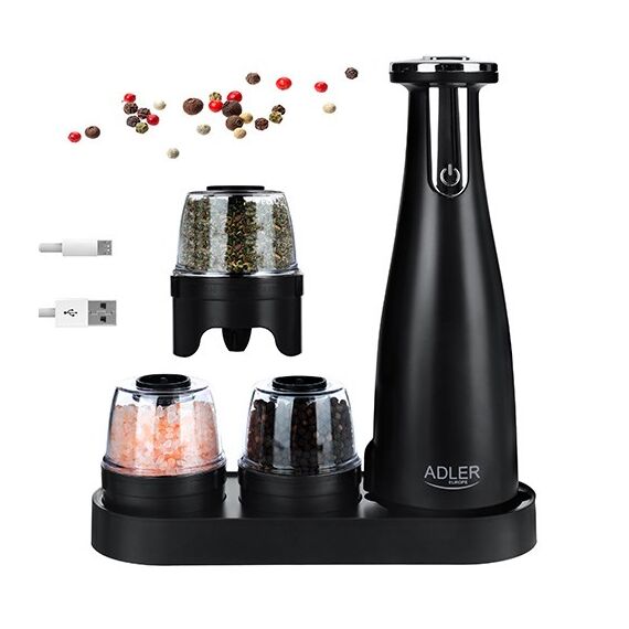 Spice mill set Adler AD 4449B Black Κουζίνα Σπίτι & Κουζίνα