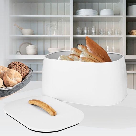 Breadbox MAESTRO MR-1675-WHITE White Κουζίνα Σπίτι & Κουζίνα