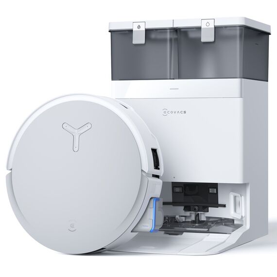 Cleaning robot with base station Ecovacs Deebot X8 Omni (white) Appliances Home & Kitchen