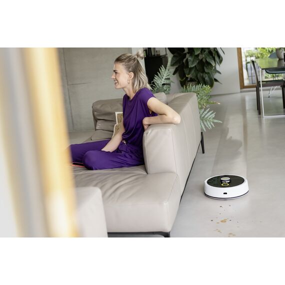 Kärcher RCF 3 robot vacuum 1.15 L Black, White Appliances Home & Kitchen
