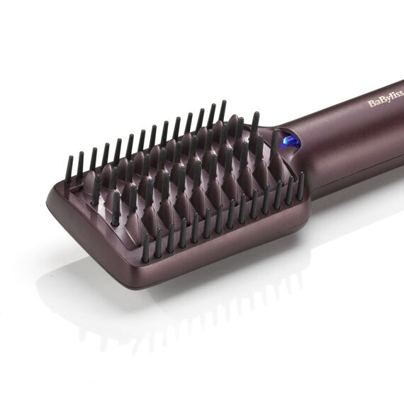 BaByliss Air Power AS6400E hair styling tool Straightening brush Airflow Maroon 900 W 2.5 m Εργαλεία Μαλλιών Περιποίηση Μαλλιών