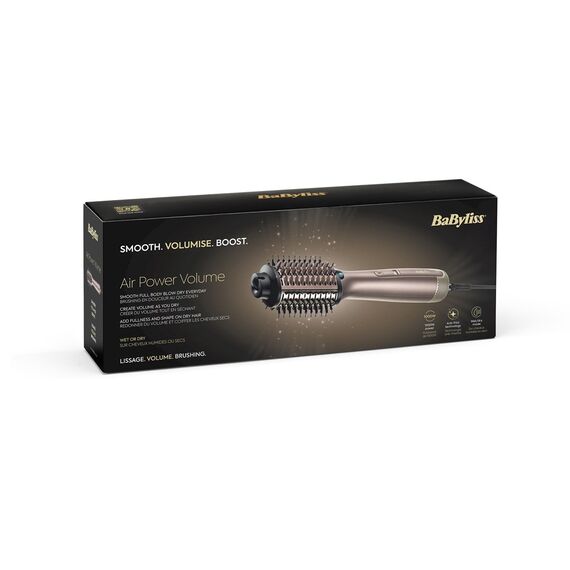BaByliss AS95E Air Power Volume Hot air brush Champagne 1000 W Εργαλεία Μαλλιών Περιποίηση Μαλλιών