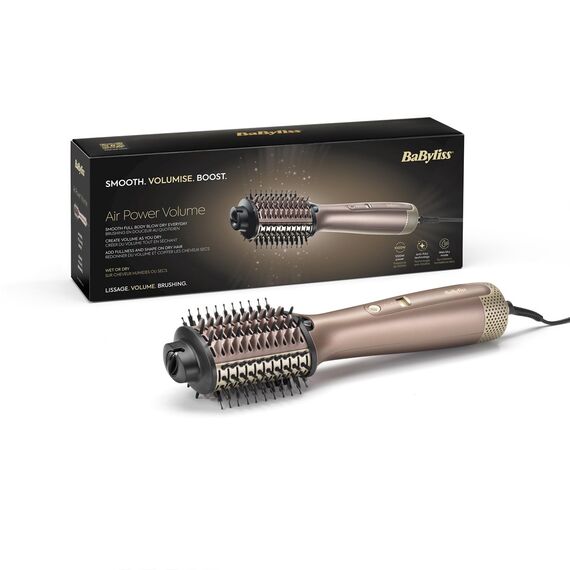 BaByliss AS95E Air Power Volume Hot air brush Champagne 1000 W Εργαλεία Μαλλιών Περιποίηση Μαλλιών