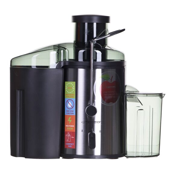 Esperanza EKJ002 juice maker Black,Stainless steel 500 W Αποχυμωτές Συσκευές
