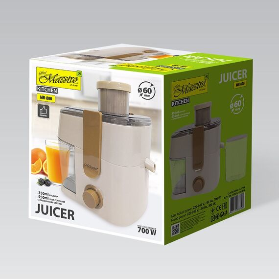 Feel Maestro MR-800 Juicer 700 W beige Juicers Appliances