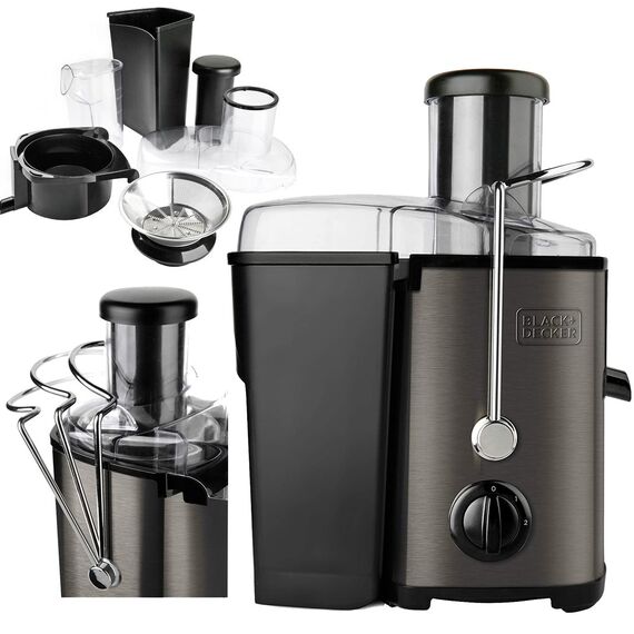 Juicer Black+Decker BXJE600E  (600W; black) Αποχυμωτές Συσκευές