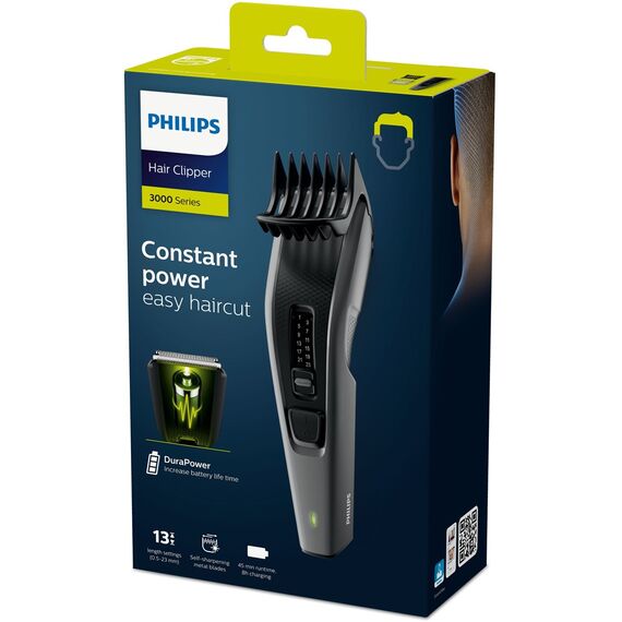 Philips HAIRCLIPPER Series 3000 HC3525/15 Self-sharpening metal blades Hair clipper Hair Tools Hair Care