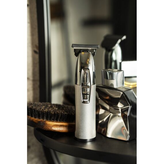 Adler AD 2836S beard trimmer Battery 4 6 mm Silver Hair Tools Hair Care