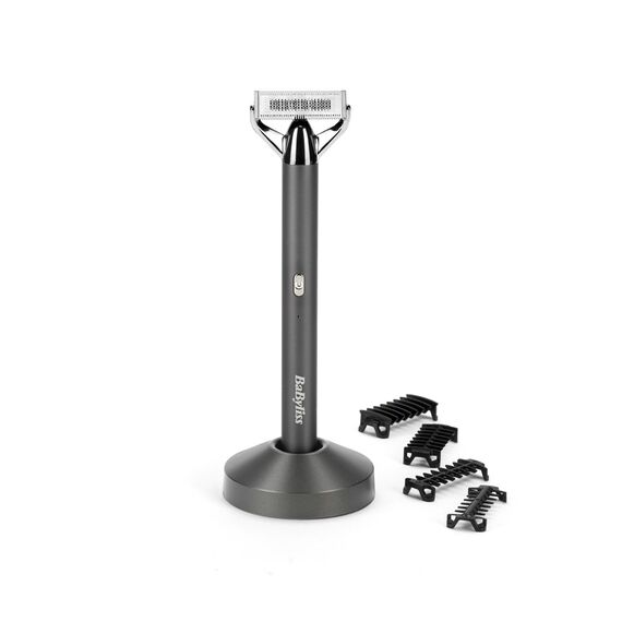 BaByliss Super-X Metal OT996E beard trimmer Battery 5 5 mm Wet & Dry Silver Hair Tools Hair Care