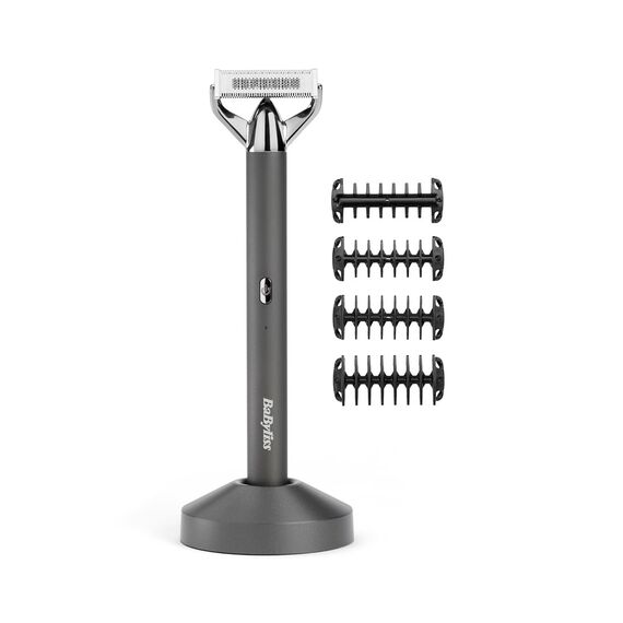 BaByliss Super-X Metal OT996E beard trimmer Battery 5 5 mm Wet & Dry Silver Hair Tools Hair Care