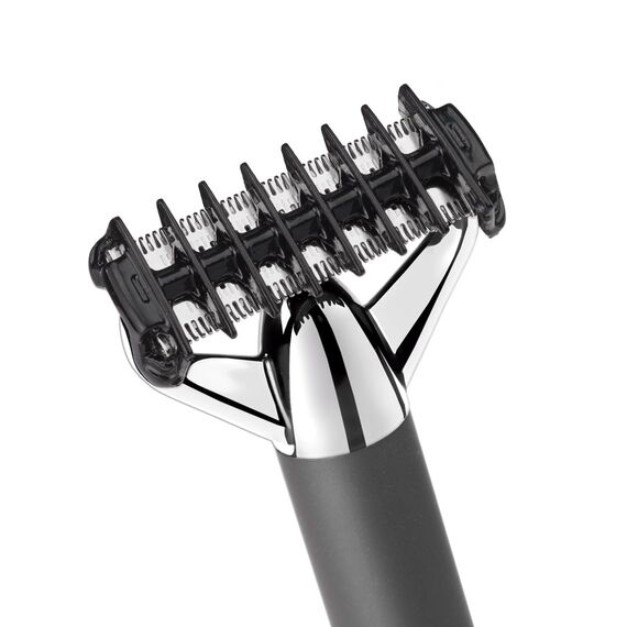 BaByliss Super-X Metal OT996E beard trimmer Battery 5 5 mm Wet & Dry Silver Hair Tools Hair Care