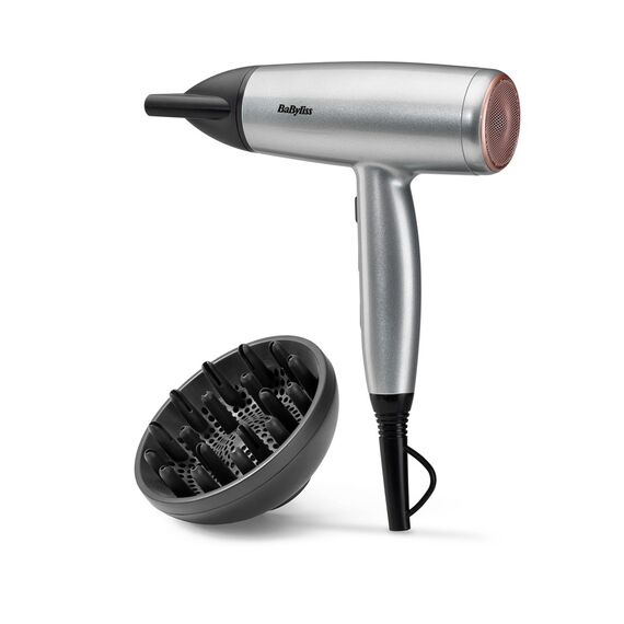 BaByliss Cosmos D580DE hair dryer 2100 W Satin steel Hair Tools Hair Care