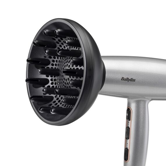 BaByliss Cosmos D580DE hair dryer 2100 W Satin steel Hair Tools Hair Care