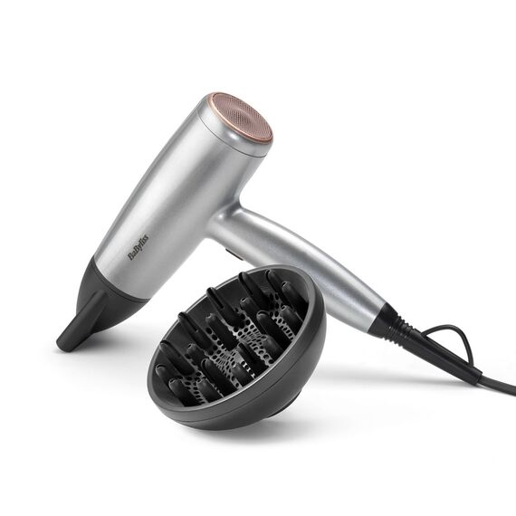 BaByliss Cosmos D580DE hair dryer 2100 W Satin steel Hair Tools Hair Care