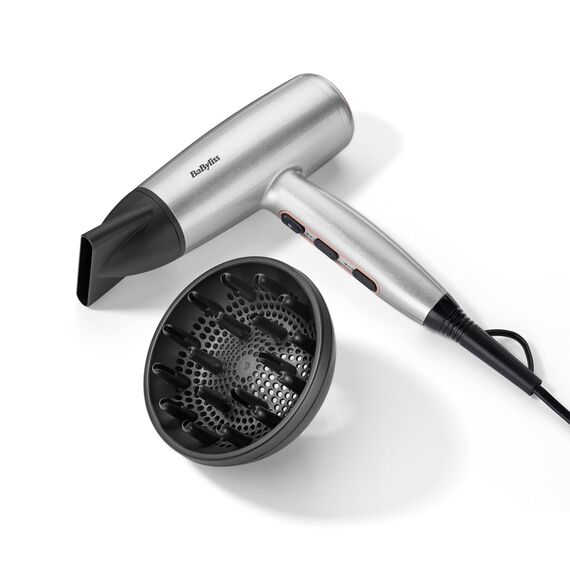 BaByliss Cosmos D580DE hair dryer 2100 W Satin steel Hair Tools Hair Care