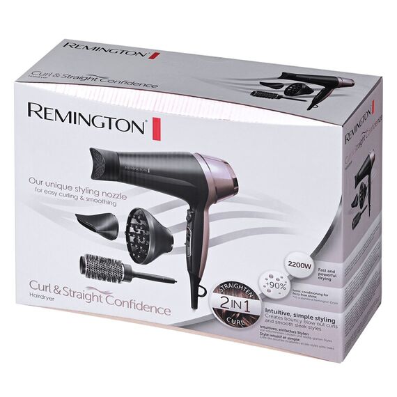 Remington D5706 hair dryer 2200 W Black, Pink gold Εργαλεία Μαλλιών Περιποίηση Μαλλιών