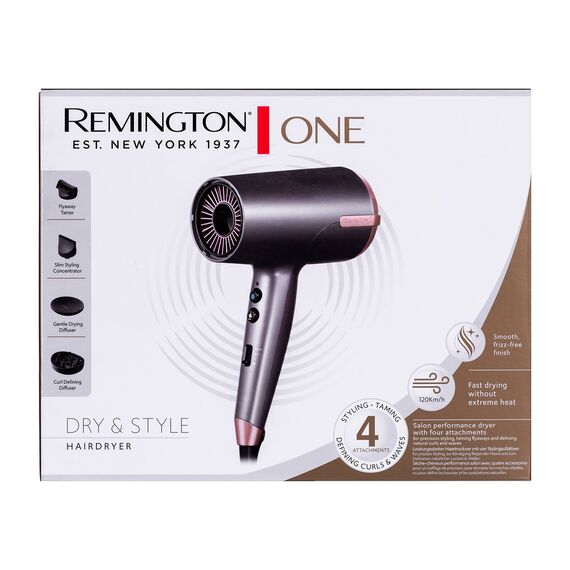 Remington D6077 hair dryer 2000 W Bronze, Grey Hair Tools Hair Care