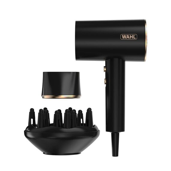 Wahl Ionic Flow hair dryer 2100 W Black, Gold Hair Tools Hair Care