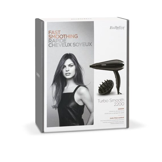 BaByliss D572DE hair dryer 2200 W Black Εργαλεία Μαλλιών Περιποίηση Μαλλιών