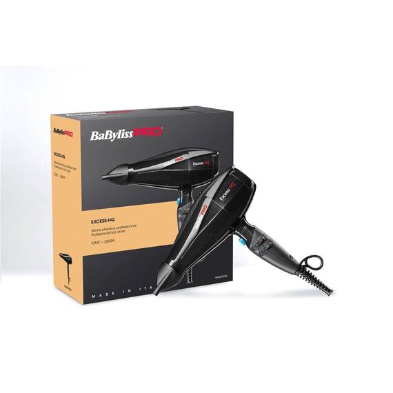 BaByliss Excess-HQ hair dryer 2600 W Black Εργαλεία Μαλλιών Περιποίηση Μαλλιών
