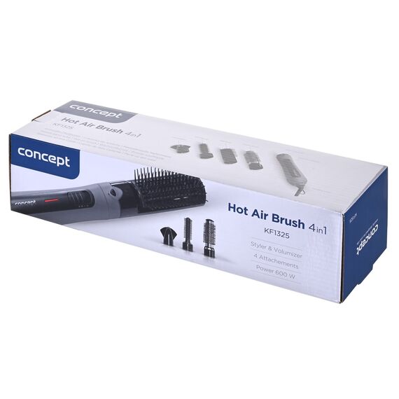 Concept KF1325 hair styling tool Curling iron Warm Grey 600 W 1.65 m Hair Tools Hair Care