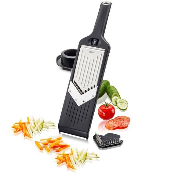 GEFU Julienne VIOLI 2.0 slicer Manual Black ABS synthetics, Stainless steel Κουζίνα Σπίτι & Κουζίνα