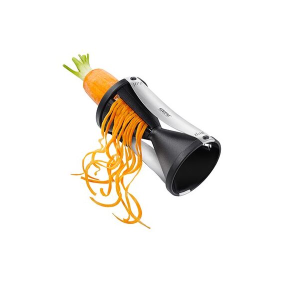 GEFU Spirelli slicer Manual Black, Silver Plastic, Stainless steel Κουζίνα Σπίτι & Κουζίνα