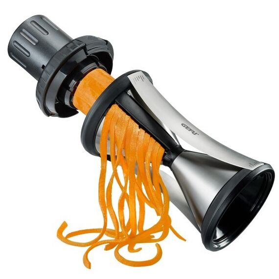 GEFU SPIRELLI XL slicer Manual Black, Stainless steel Plastic, Stainless steel Κουζίνα Σπίτι & Κουζίνα