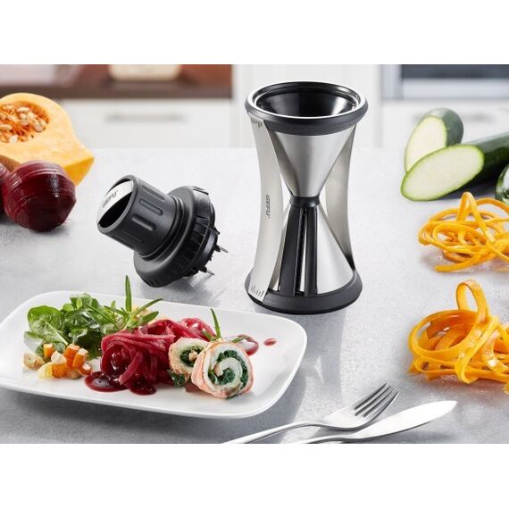 GEFU SPIRELLI XL slicer Manual Black, Stainless steel Plastic, Stainless steel Κουζίνα Σπίτι & Κουζίνα
