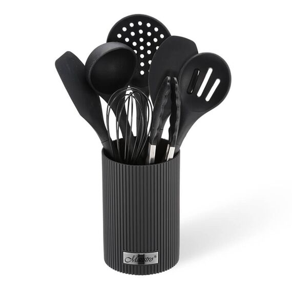 Kitchen utensils MAESTRO MR-1542-BLACK 8 elements Black Kitchen Home & Kitchen