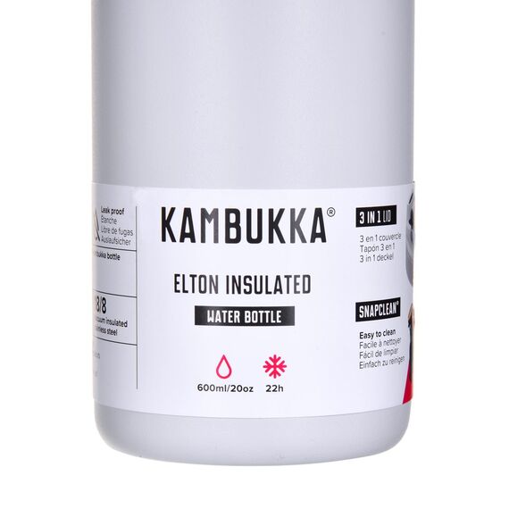 Kambukka Elton Insulated Chalk White - thermal bottle, 600 ml Κουζίνα Σπίτι & Κουζίνα