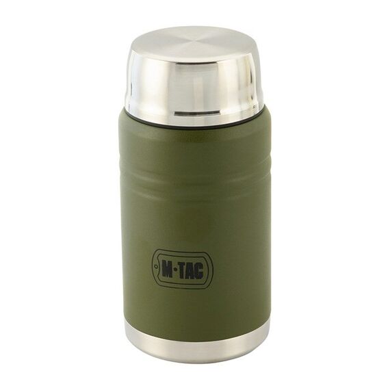 M-Tac UN-R02-750A Food thermos with foldable stainless steel spoon, 750 ml, olive green Κουζίνα Σπίτι & Κουζίνα