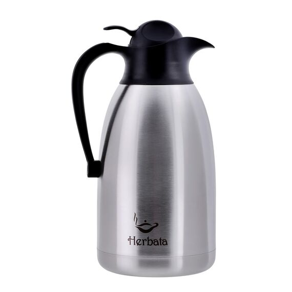 PROMIS Steel jug 2.0 l, tea print Kitchen Home & Kitchen