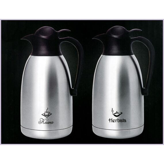 PROMIS Steel jug 2.0 l, tea print Kitchen Home & Kitchen