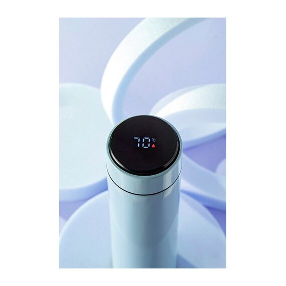 THERMOS WITH LED ADLER AD 4506BL BLUE Kitchen Home & Kitchen