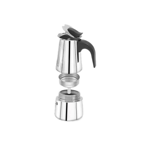 Bialetti Brikka Moka pot 0.1 L Black, Stainless steel Coffee Machines Appliances