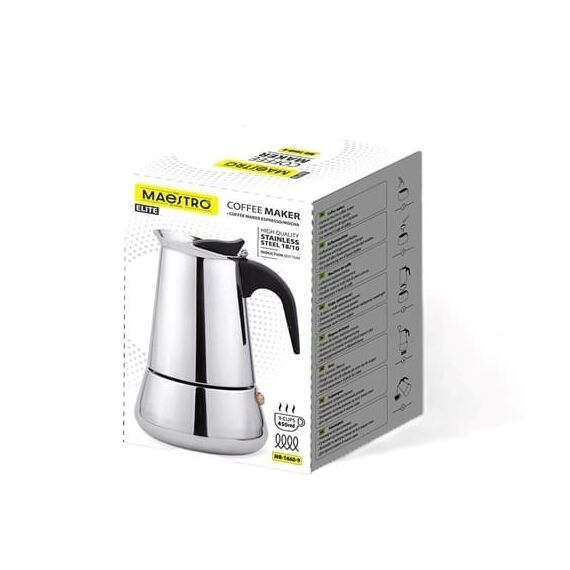 Bialetti Brikka Moka pot 0.1 L Black, Stainless steel Coffee Machines Appliances