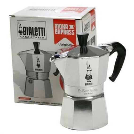 Bialetti Moka Express Moka pot 0.23 L Aluminium Coffee Machines Appliances