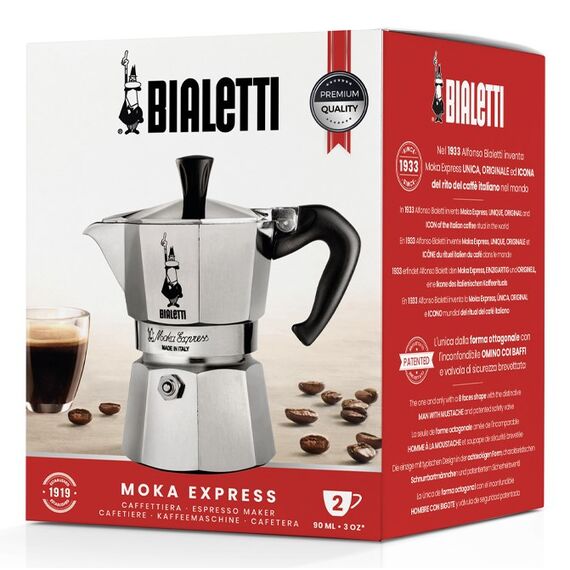 Bialetti Moka Express Moka pot Aluminium, Black Καφετιέρες Συσκευές