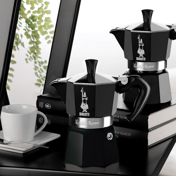 Bialetti Moka Exress Moka pot Black Coffee Machines Appliances
