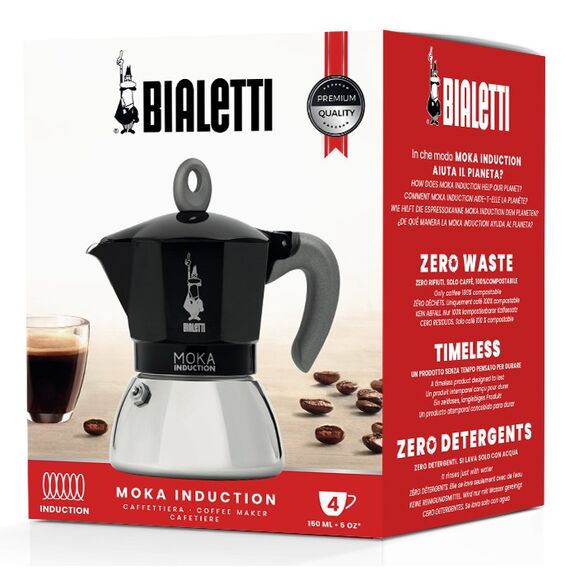 Bialetti Moka Induction Moka pot 4tz Coffee Machines Appliances