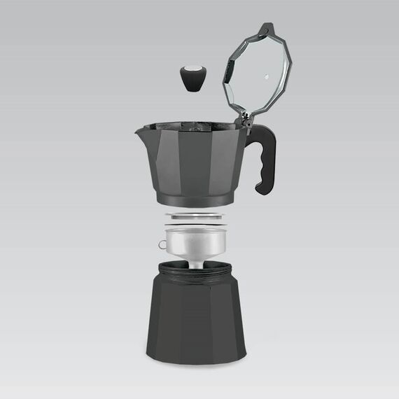 Maestro 6 cup coffee machine MR-1666-6-BLACK black Coffee Machines Appliances