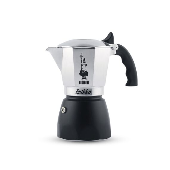 Bialetti Brikka Moka pot 0.17 L Black, Stainless steel Καφετιέρες Συσκευές