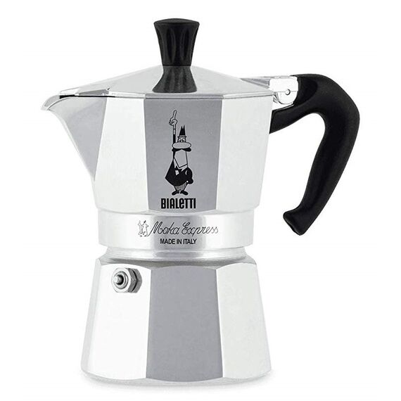 Bialetti Moka Express Moka pot 0.06 L Aluminium, Black Καφετιέρες Συσκευές