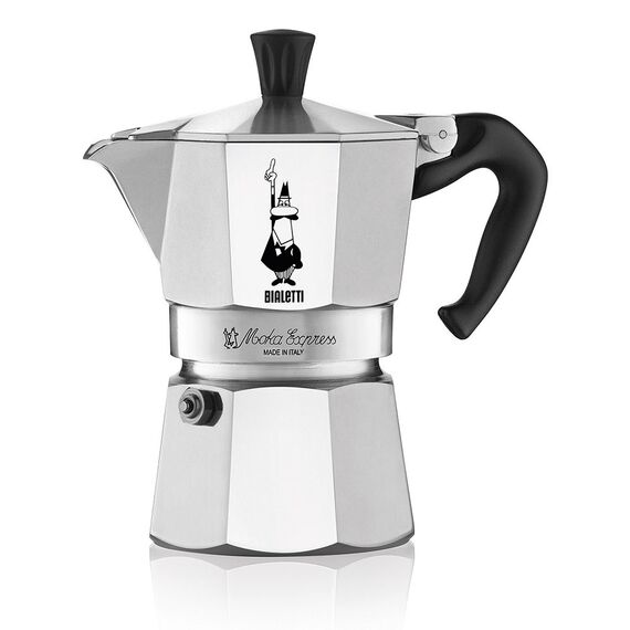 Bialetti Moka Express Moka pot 0.2 L Aluminium, Black Καφετιέρες Συσκευές