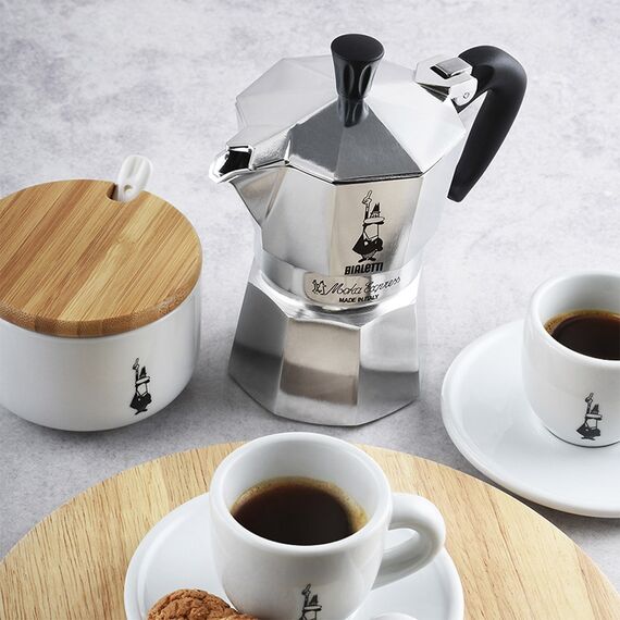 Bialetti Moka Express Moka pot 0.775 L Aluminium, Black Coffee Machines Appliances
