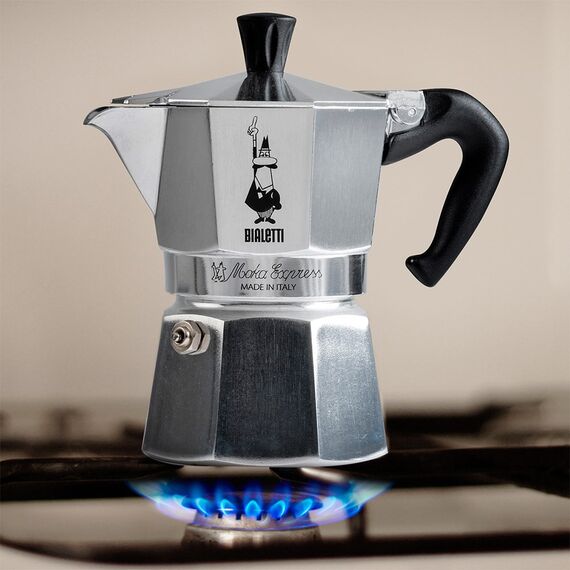 Bialetti Moka Express Moka pot 0.775 L Aluminium, Black Coffee Machines Appliances