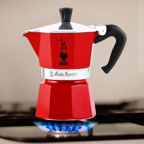 Bialetti Moka Express Moka pot Red Καφετιέρες Συσκευές